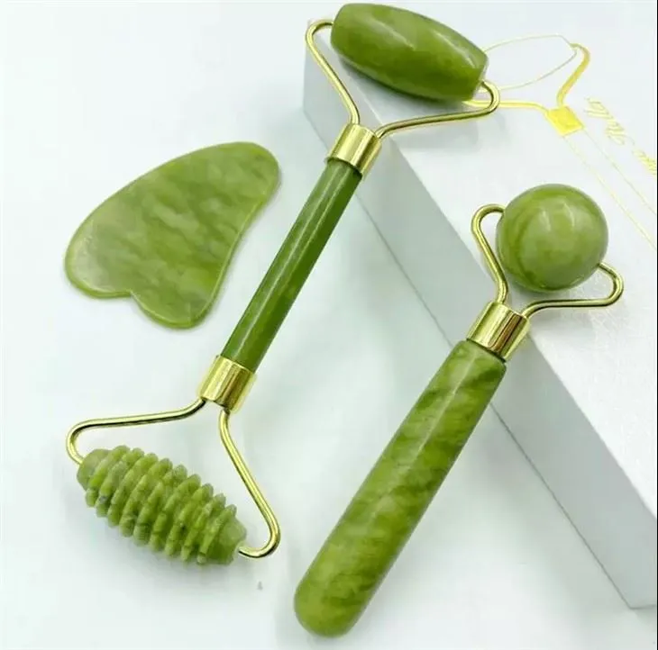 3 en 1 mini mini mini corró de jade gua sha set