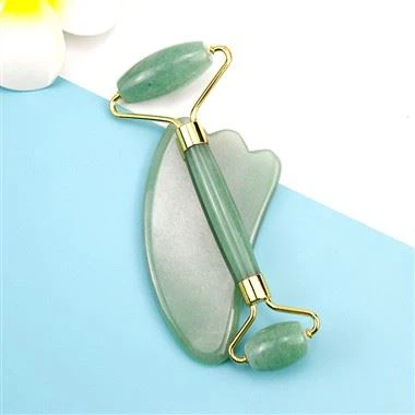 Eina de massatge de bellesa de Jade Beauty Natural Green Natural Roller Natural Natural