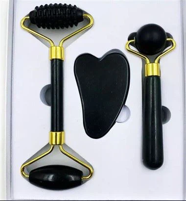 Coll i cos 3 en 1 eina de rodet de jade natural de venda calenta