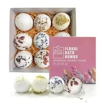 Bomba de bany de flors secs