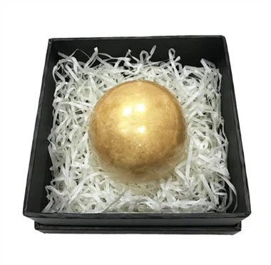 Bomba de bany de boles d'or
