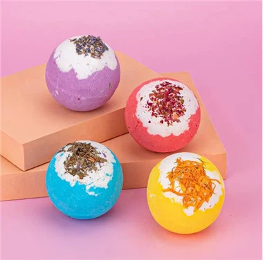 Bombes de bany amb pètals de flors