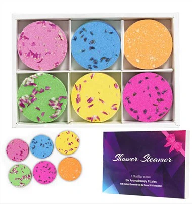 Els vapors de dutxa amb oli essencial pur